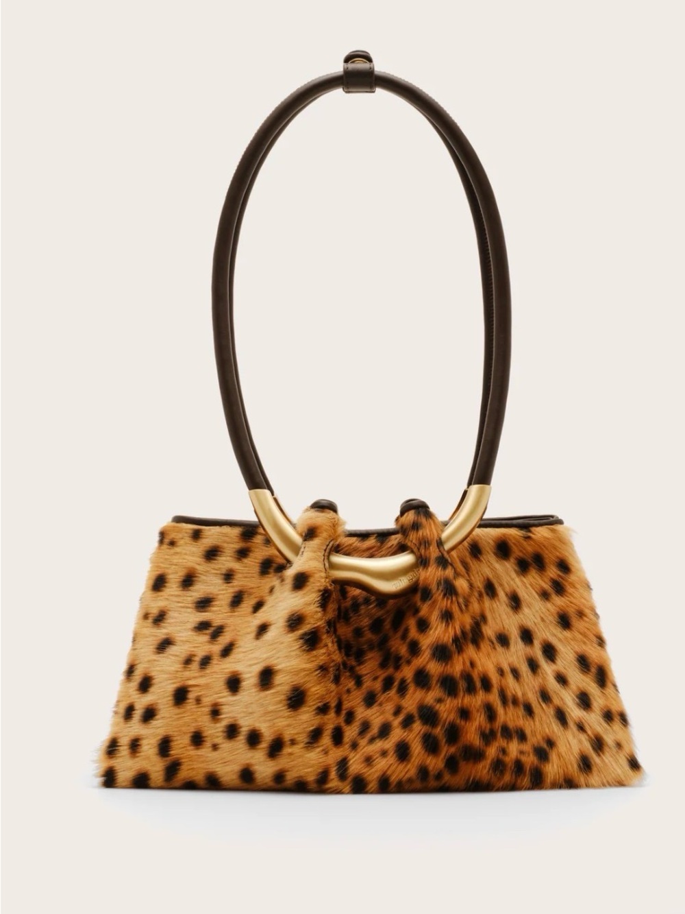 Cult Gaia Cheetah Asa Shoulder Bag
